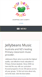 Mobile Screenshot of myjellybeansmusic.com